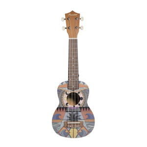 Ukelele Soprano Bamboo B1E-EC Eclipse