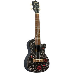 Ukelele Soprano Bamboo B21-RL Flowers & Roll