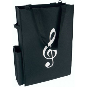 Bolsa Asa Al Hombro Clave de Sol Agifty B-3036 Negra