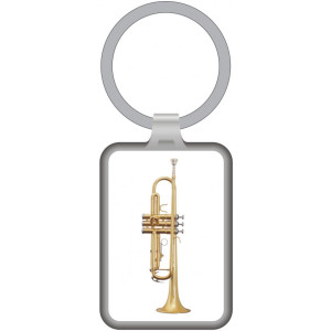 Llavero Trompeta Agifty K-1058 Blanco