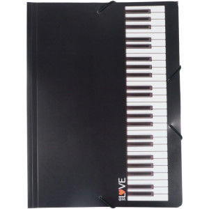 Carpetas Teclado Agifty F-1029 Negra